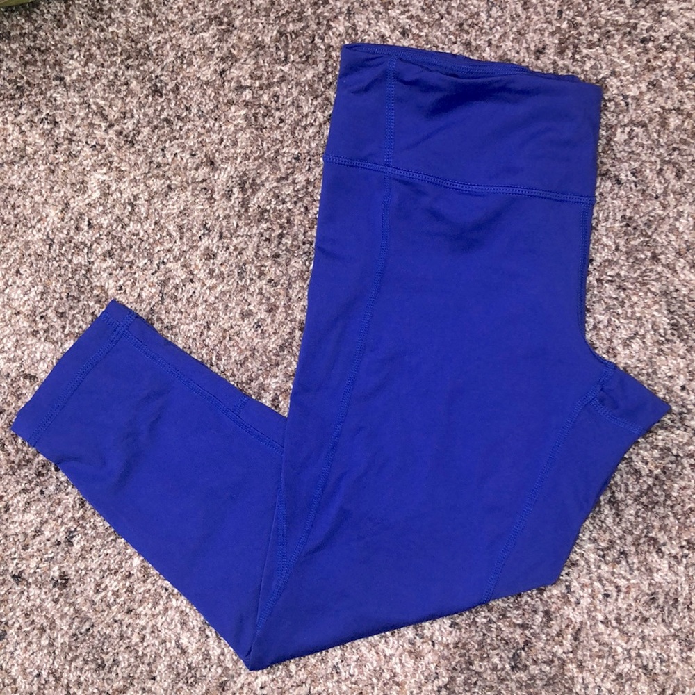 Zella Cropped Blue Leggings